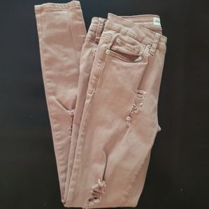 Ashley Mason Ripped Skinny Jeans